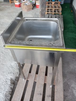 Fregadero industrial inoxidable