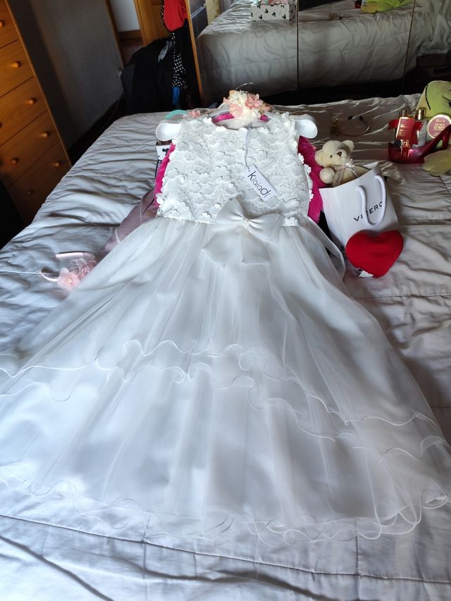 Bonito Vestido Nuevo de Comunión ,O Ceremonia,