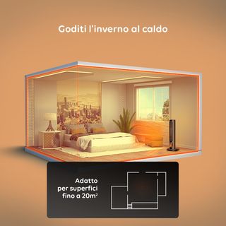 Stufa Termoventilatore Elettrico a Torre 800/2000W