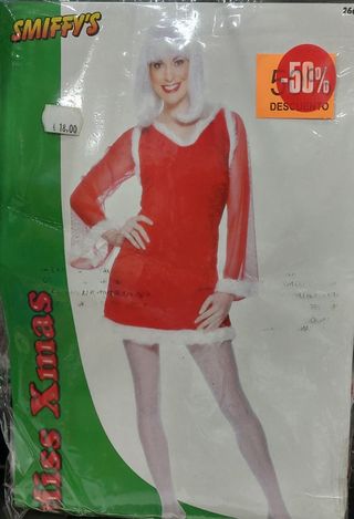 Disfraz navideño mujer