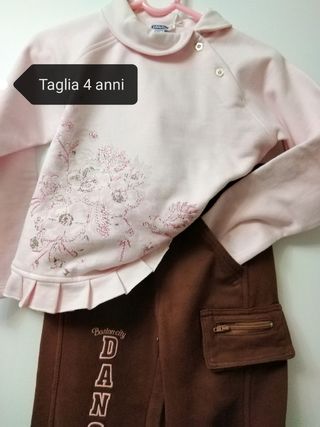 Completo chicco taglia 4 anni