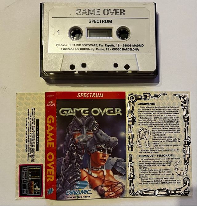 Juego Spectrum Game Over