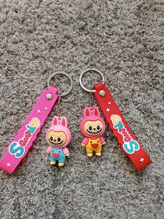 🔥🔥 2 x 5 Llaveros mini Labubu
