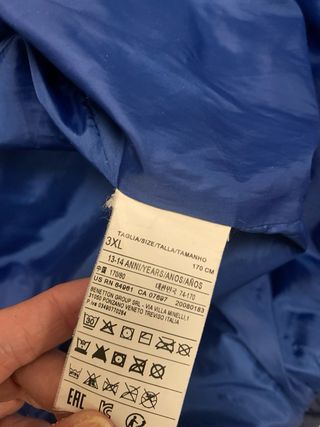 Abrigo Plumas Benetton 