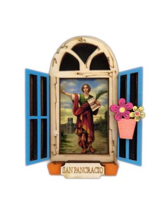 Iman  ventana  con San Pancracio,San Antonio