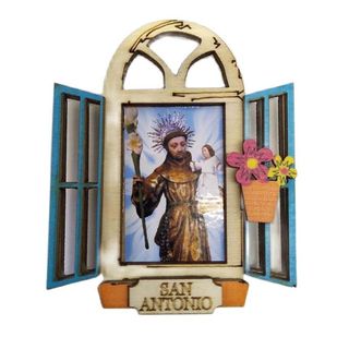 Iman  ventana  con San Pancracio,San Antonio