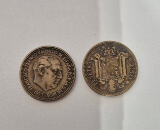 Monedas 2,50 pesetas Franco