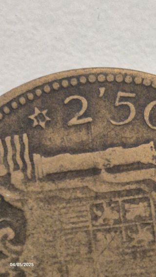 Monedas 2,50 pesetas Franco