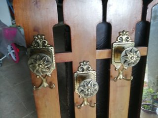 cabide/espelho de parede vintage