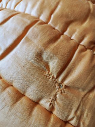 Magnífica colcha bouti antigua edredón frances