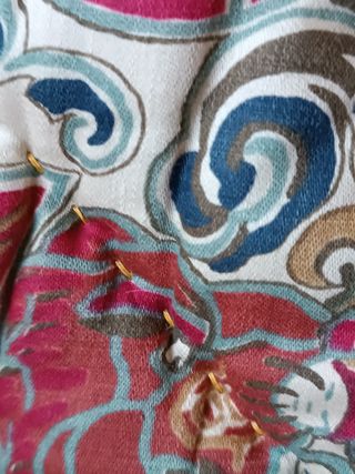 Magnífica colcha bouti antigua edredón frances