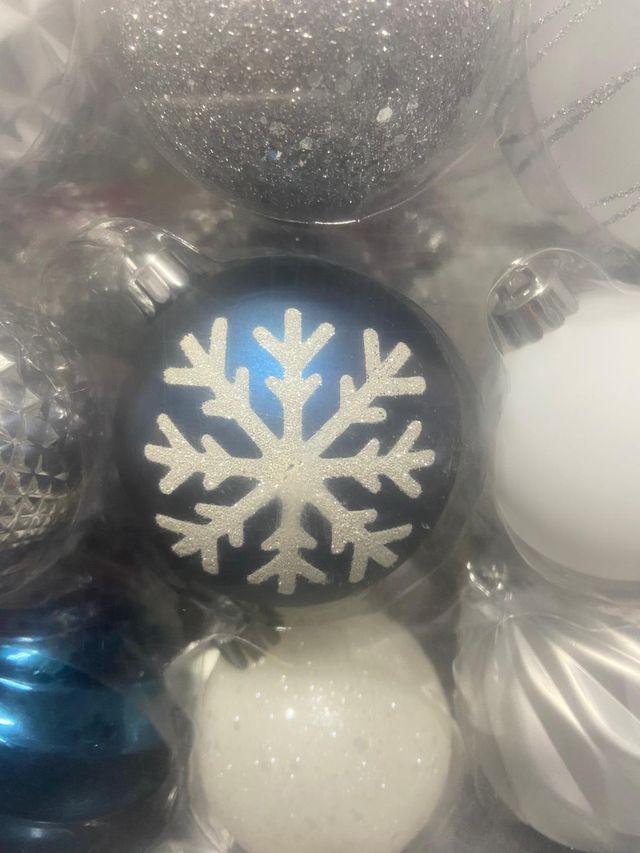 Caja adornos navidad