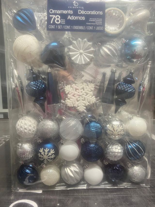 Caja adornos navidad