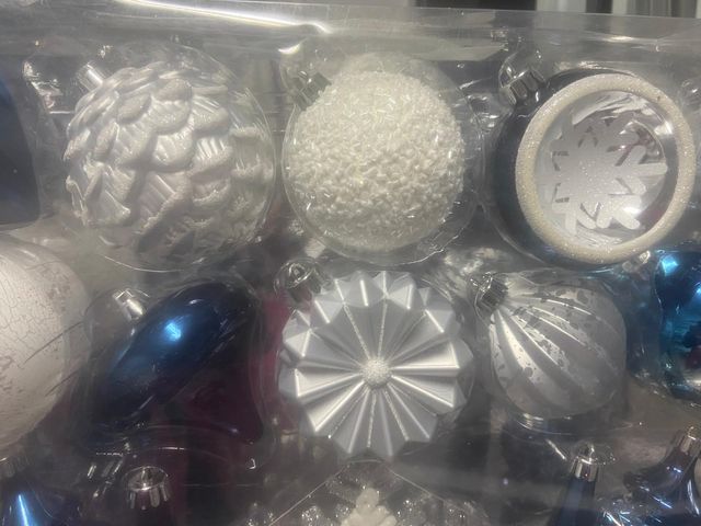 Caja adornos navidad