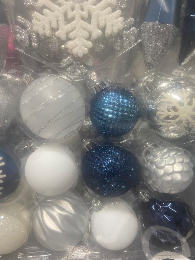 Caja adornos navidad