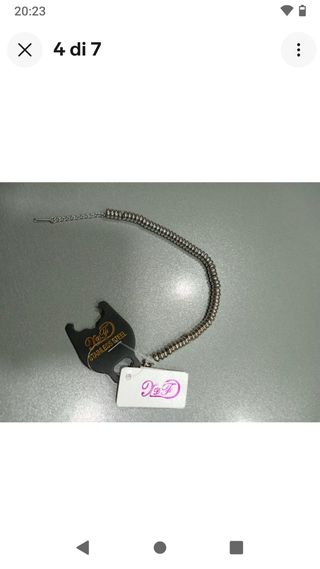 Bracciale cerchietti acciaio uomo inox