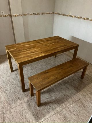 Tavolo e panca allungabili