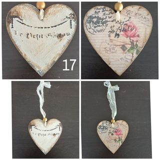 ❤️ Corazones decoración Shabby
