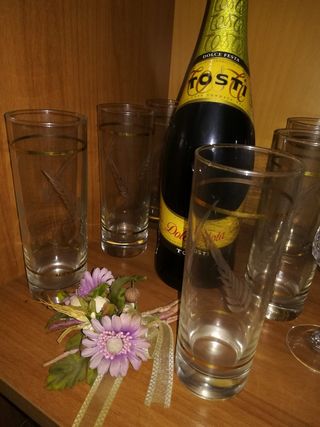 Set bicchieri vintage 