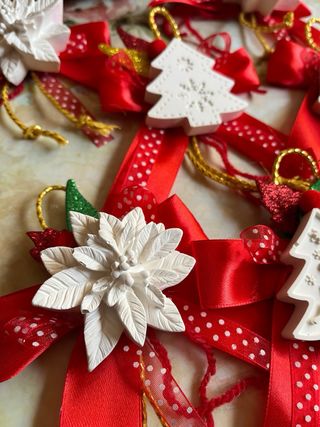 Fiocchi Segnaposto chiudi pacco Natale