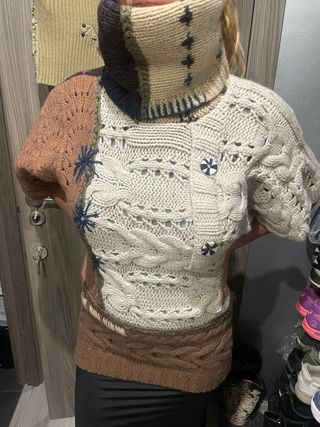 Jersey cuello vuelto 