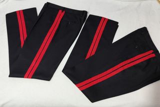 Pantalones de franjas