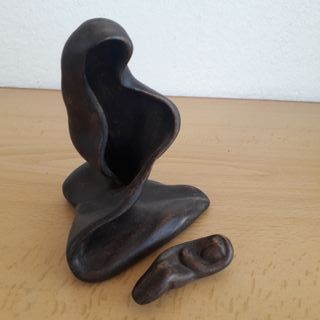 VIRGEN MARIA CON NIÑO JESUS MATERNIDAD FIRMADO