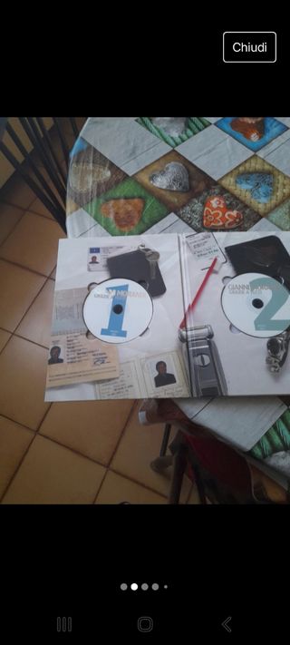 cofanetto autografato 3 CD e libro Gianni Morandi