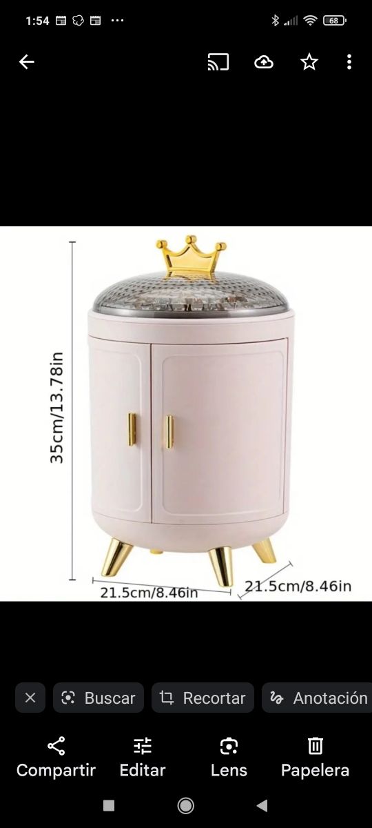 ORGANIZADOR DE COSMÉTICOS