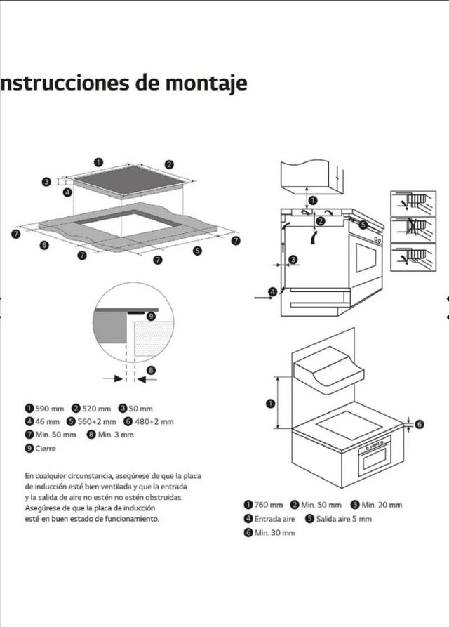 Placa inducción - LG CBIZ2435B, 4 Zonas ¡¡NUEVO!!