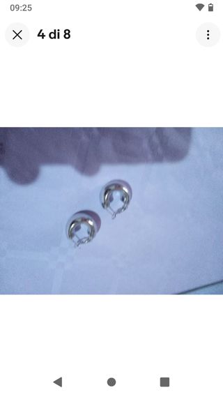 S04 orecchini cerchietto tondo pirata inox