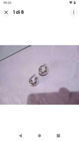 S04 orecchini cerchietto tondo pirata inox