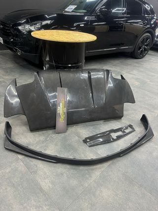 Difusor trasero Evo 9 carbono real