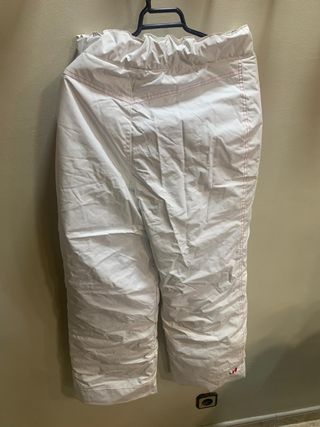 Pantalón blanco de esqui