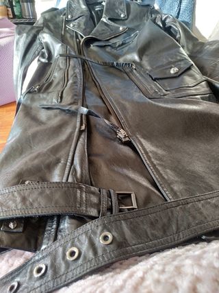 Cappotto uomo in pelle Versace