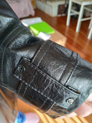 Cappotto uomo in pelle Versace