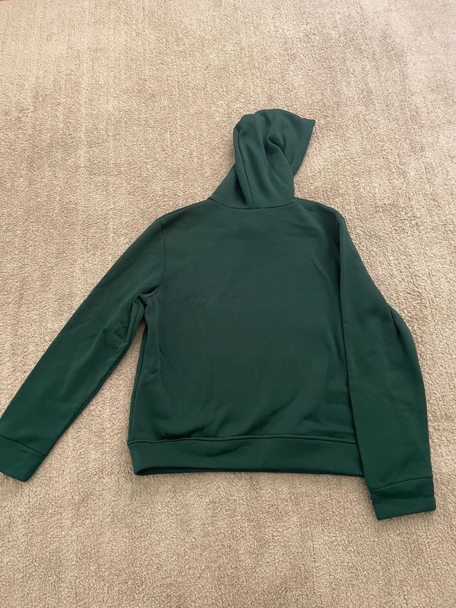 Felpa ragazzo verde scuro fantasia farfalla shein