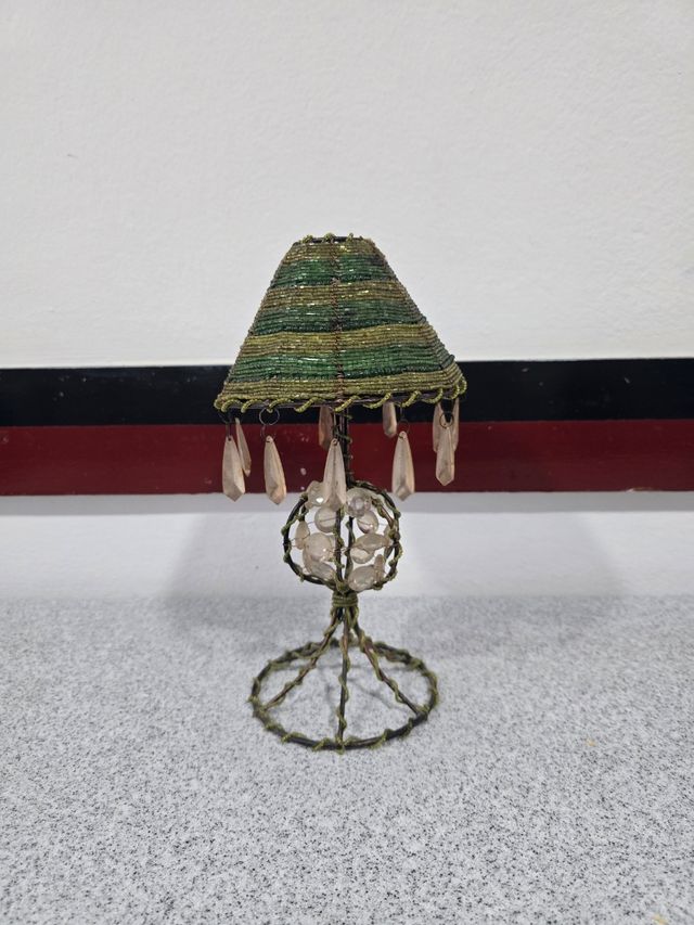 Lampara Vela Pequeña Latón Antigua