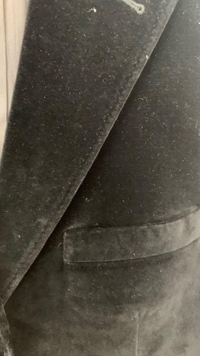 Blusa Florentino de veludo preto