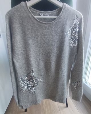 Jersey punto gris