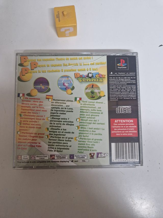 Baby Felix Tennis - Ps1 Psx Play 1