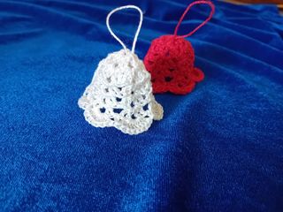 Campanitas de Navidad de crochet