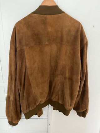 Chaqueta de ante marron vintage 