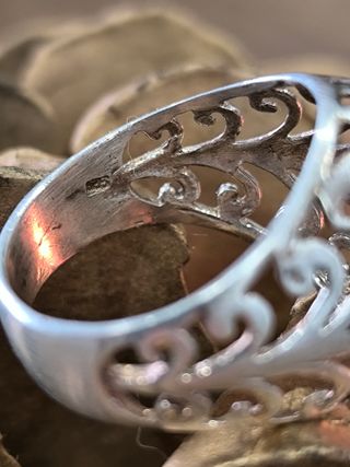 Anillo plata nácar/madreperla