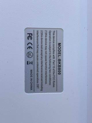 Teclado inalambrico para iPad - Modelo BKB 800