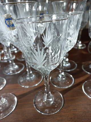 Copas talladas a mano