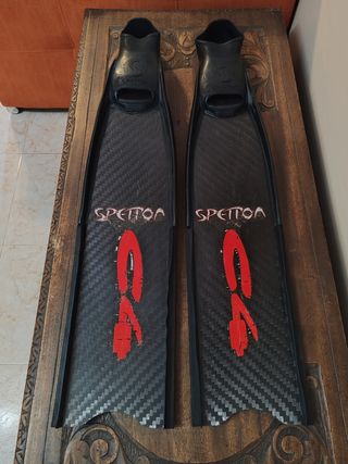 Pinne in carbonio + arpione 