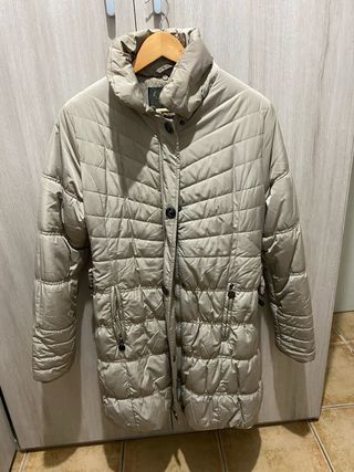 Cazadora anorak larga color marron