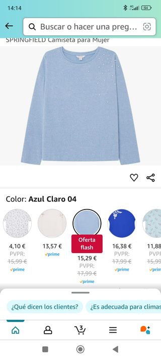 Sin estrenar Jersey Springfield con etiqueta