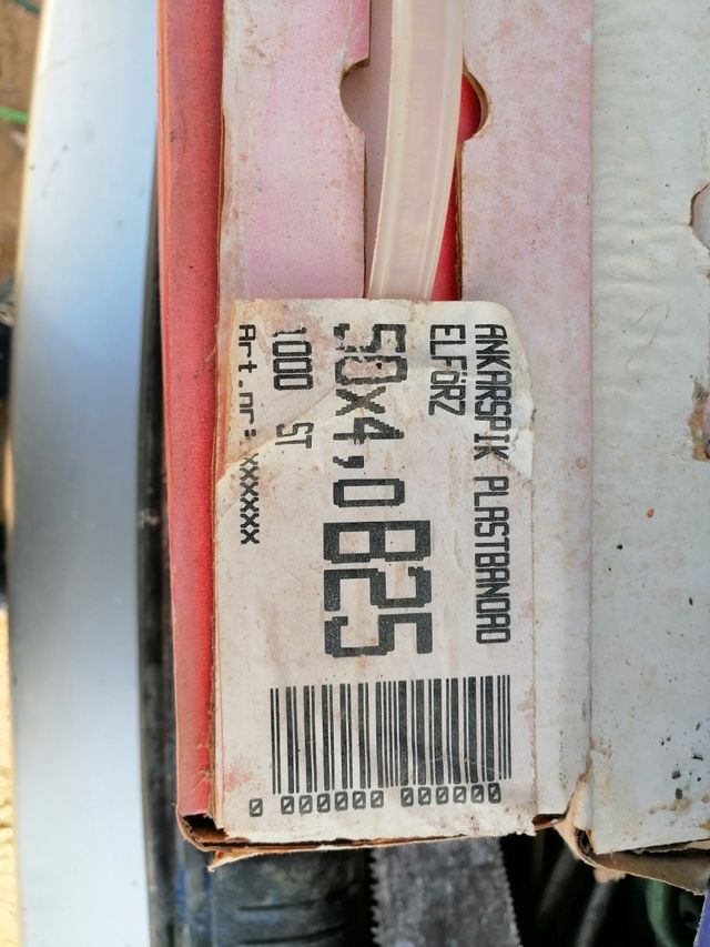 Lote 4 cajas Clavos anclaje para pistola clavo de